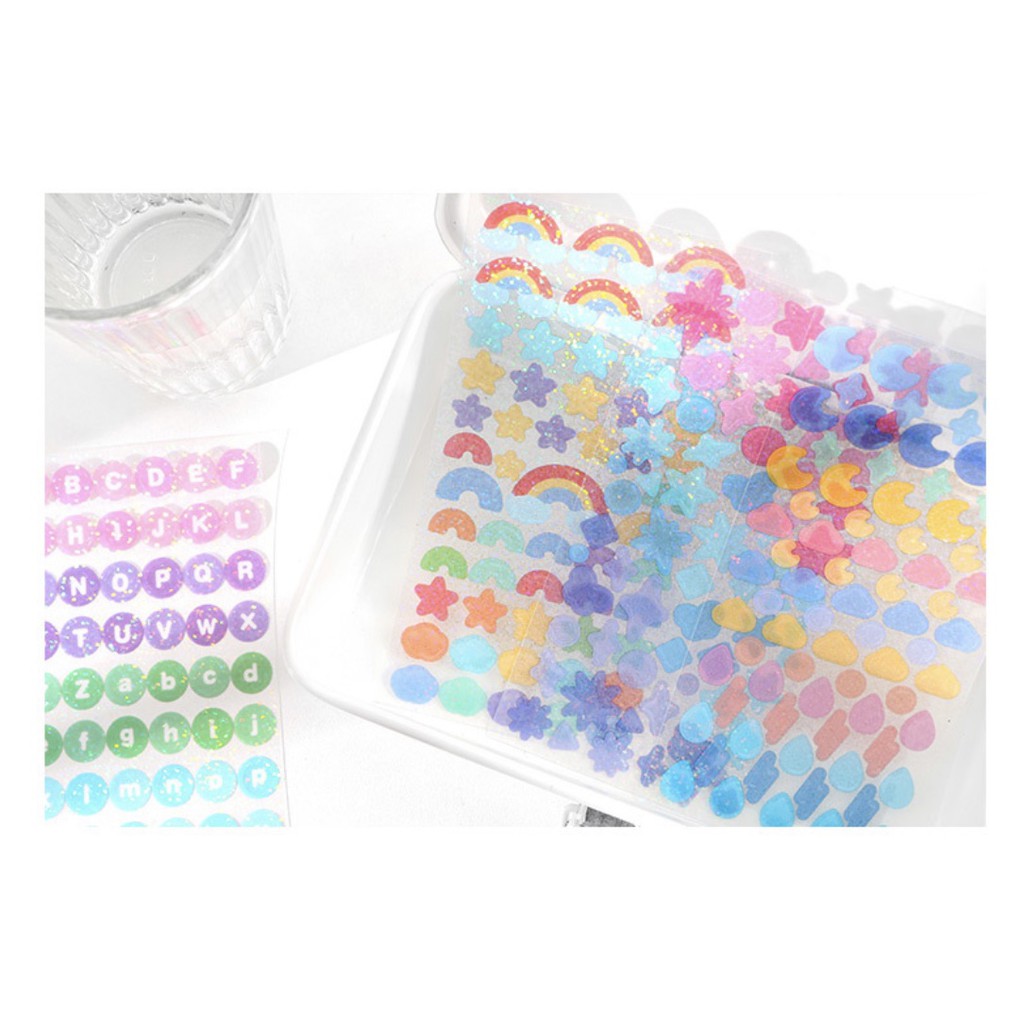 Confetti stickers có nhũ - DECO STICKERS