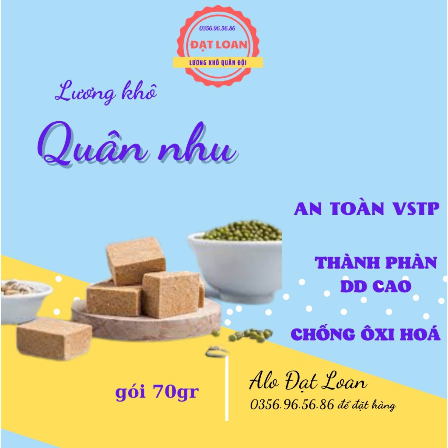Lương khô, lương khô 65gr