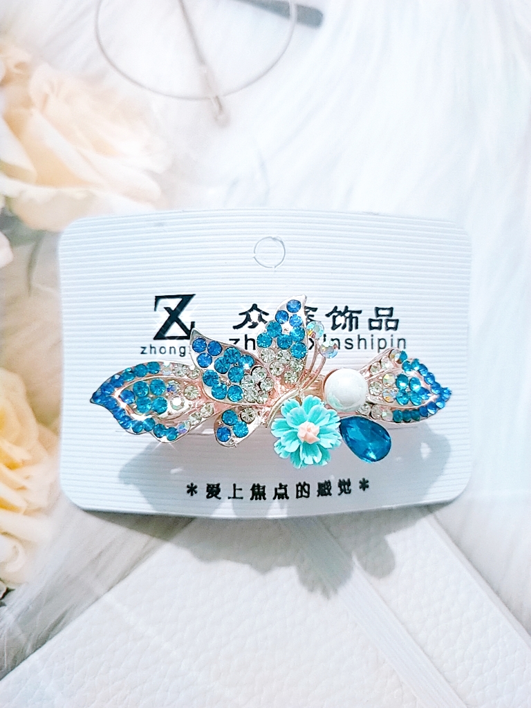 [HCM]KẸP TÓC ĐÍNH ĐÁ LẤP LÁNH 02(KẸP NỬA TÓC)