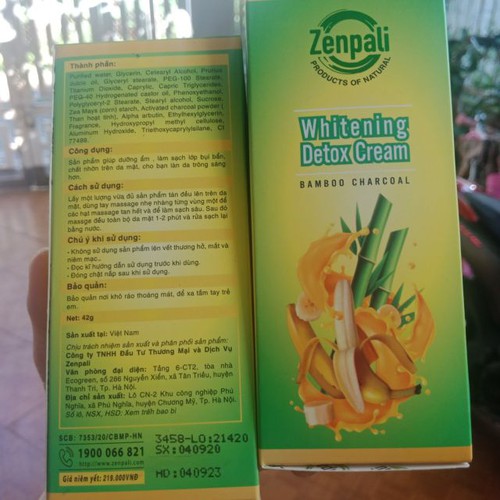 Chuối- Cấy trắng Detox Zenpali Thải Chì Thải Độc