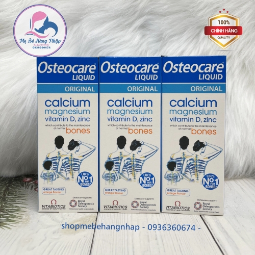 Canxi nước Osteocare Liquid 200ml của Anh
