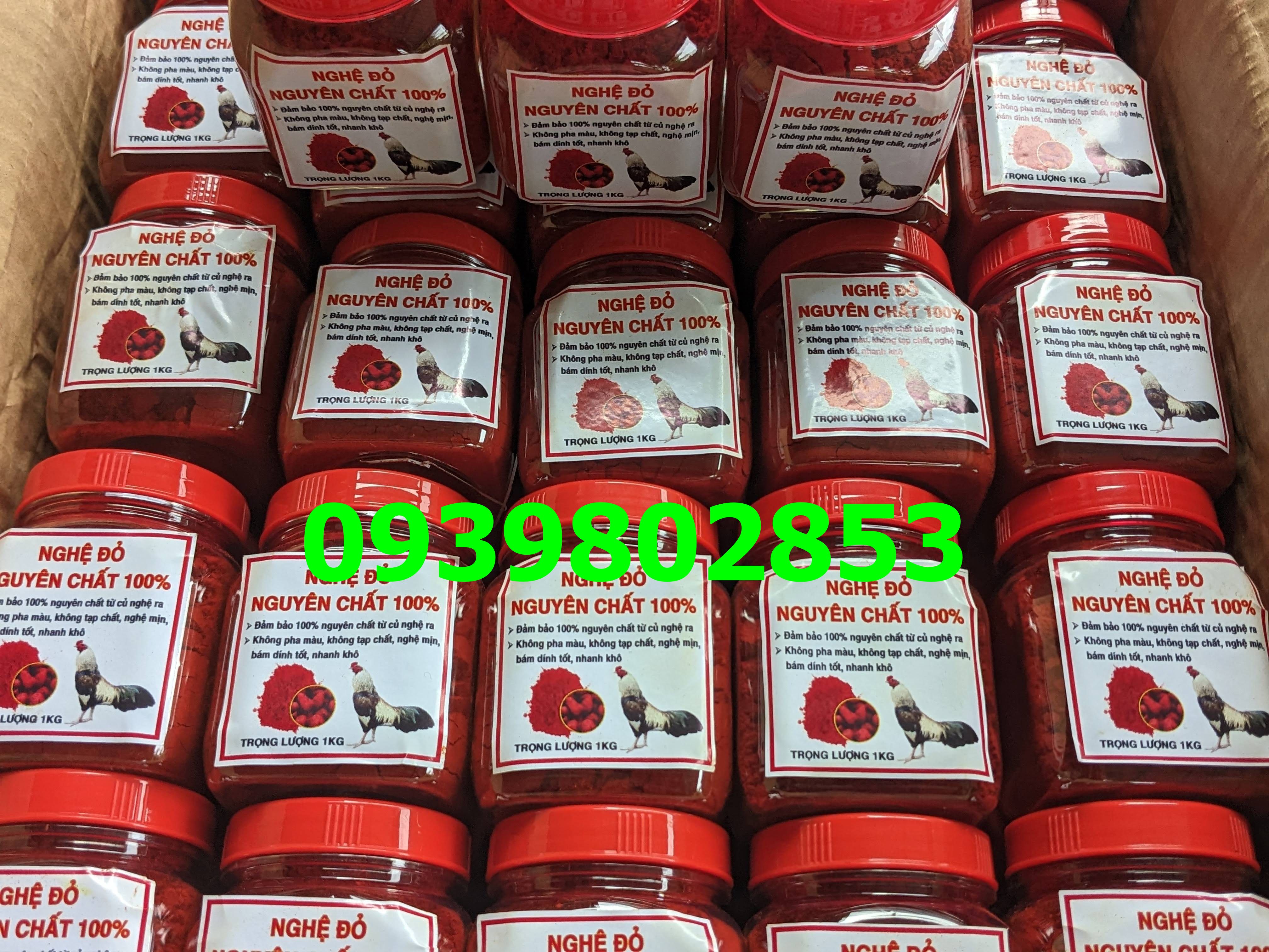 Nghệ đỏ cho gà đá nguyên chất keo 100g