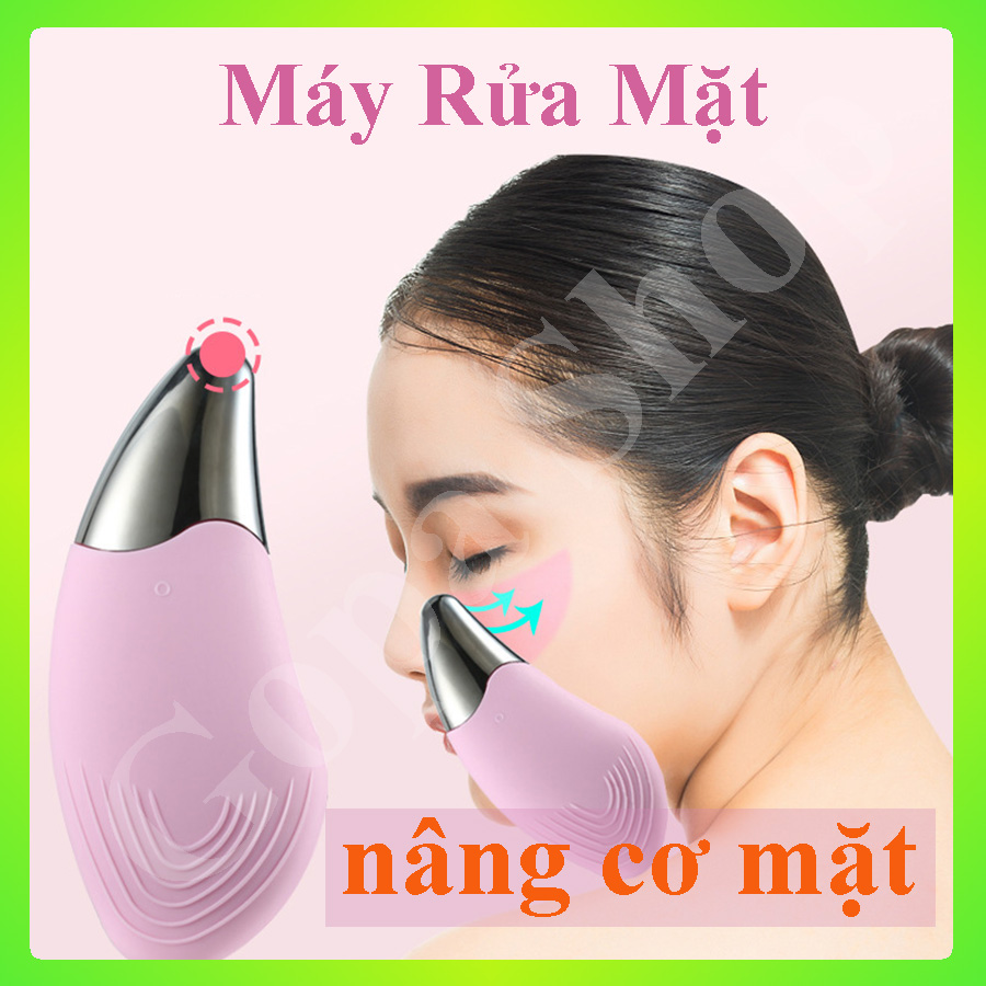 Máy Rửa Mặt Sạch Khuẩn Máy Mát Xa Da Mặt Sonic Làm Căng Da Mặt