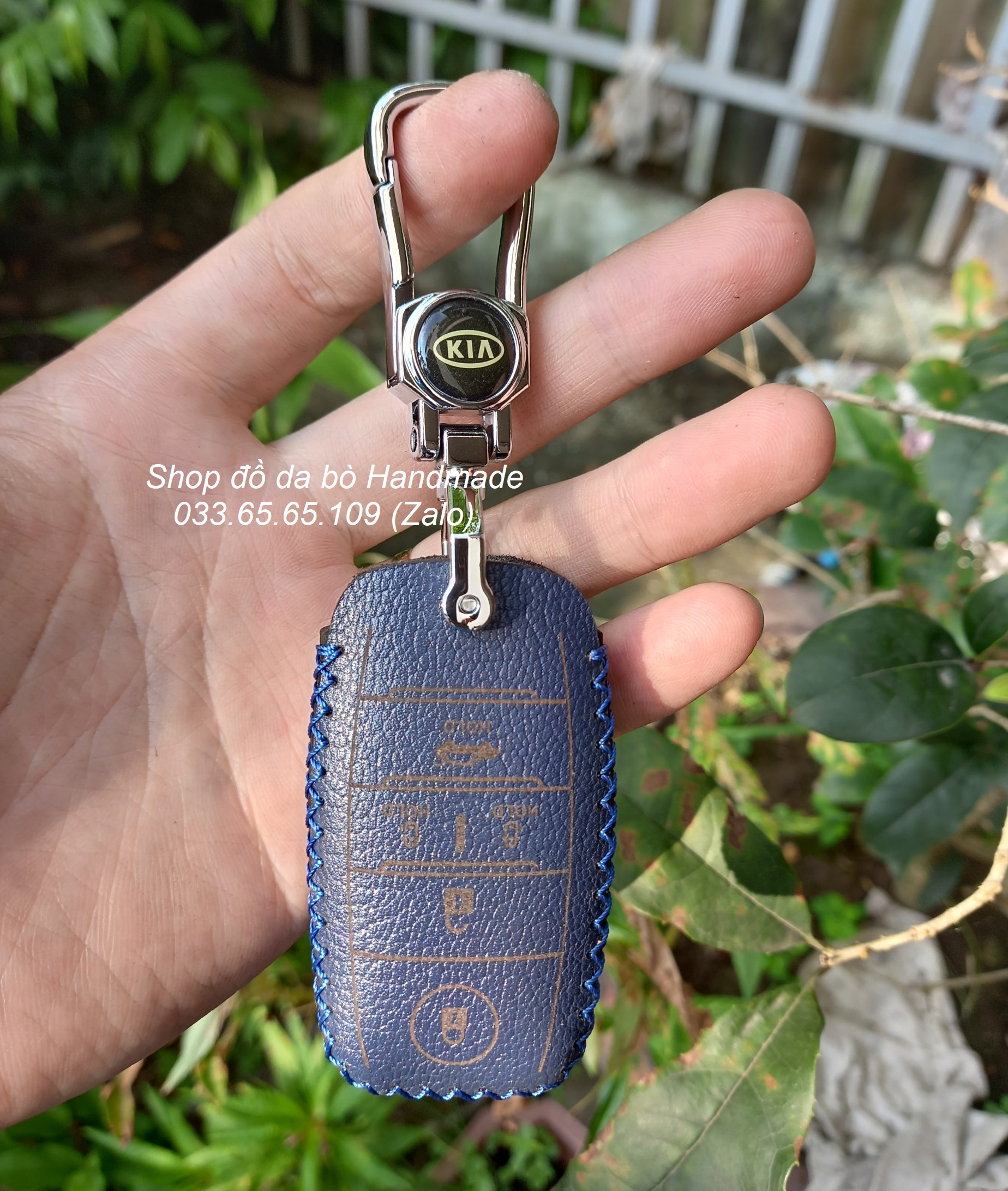 [Sedona] Bao da chìa khóa Kia sedona, kèm tặng móc khóa, khắc tên miễn phí, bảo hành 12 tháng