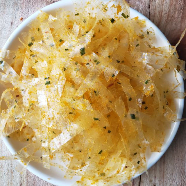 1kg bánh tráng trộn sa tế tôm ăn vặt