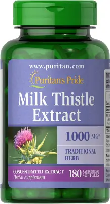 Viên Uống Hỗ Trợ Chức Năng Gan Milk Thistle Extract 1000mg Puritan Pride