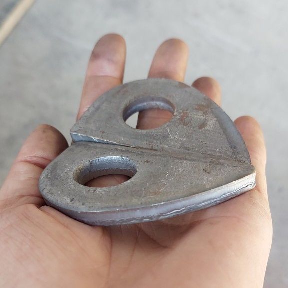 2 Bát khóa cửa sắt, bát khóa trái tim 8li