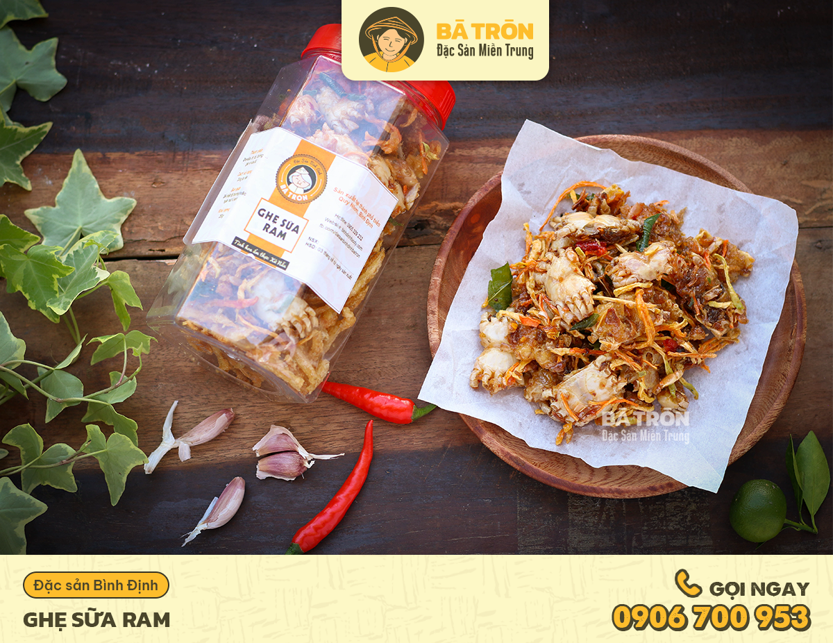 Ghẹ sữa ram 250gr