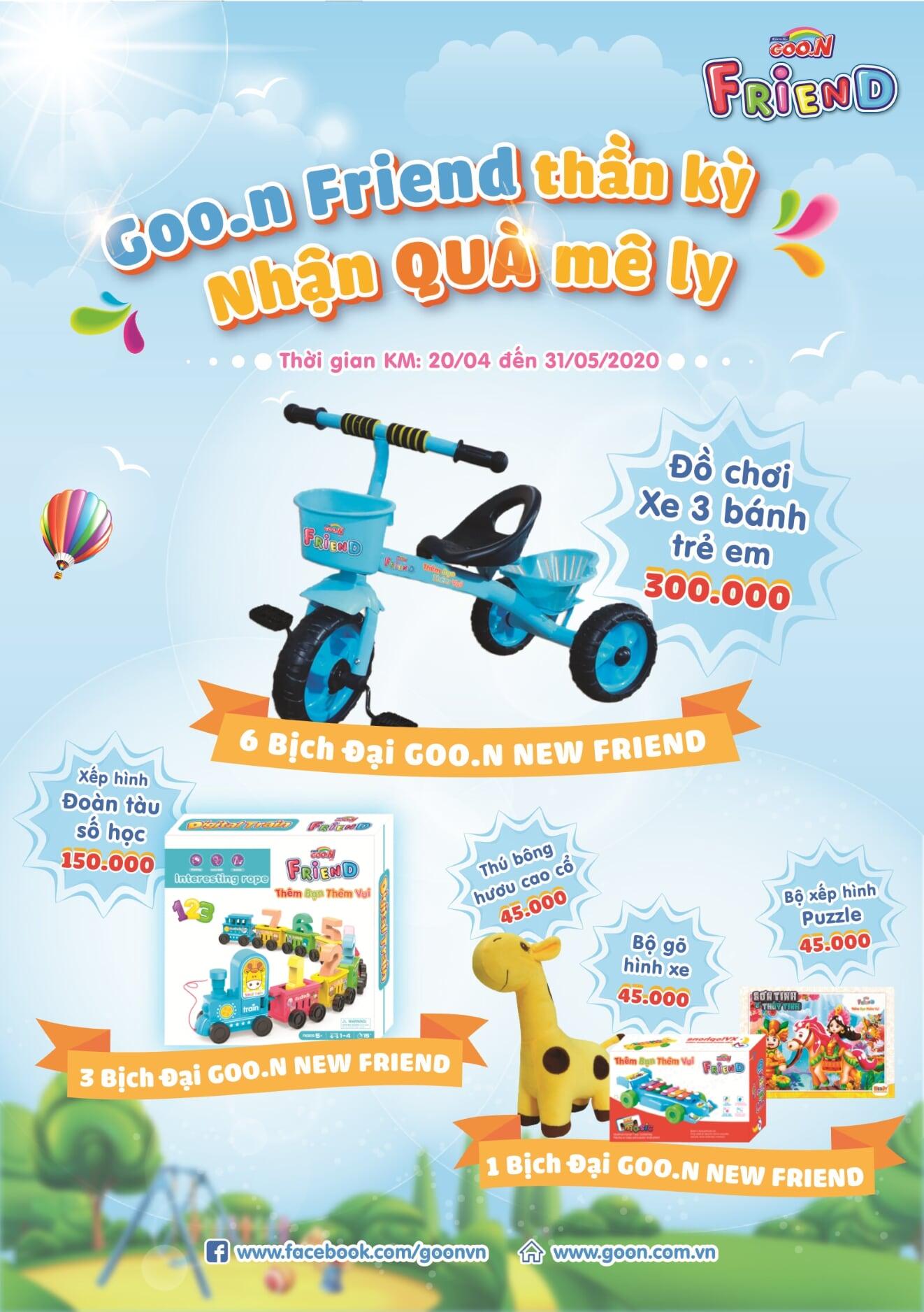 [HCM]Tã - Bỉm Quần Goon Friend M54 + quà