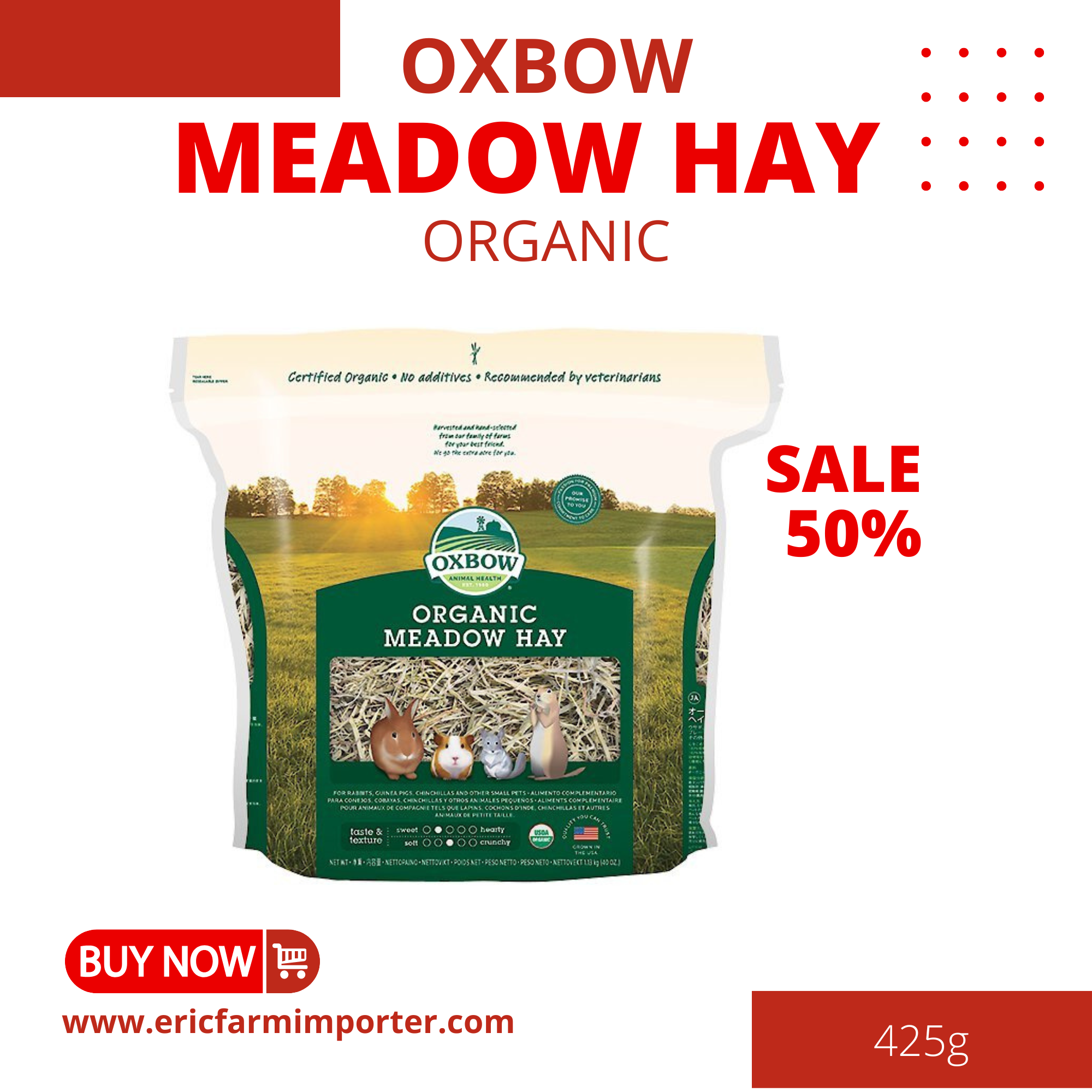 Cỏ khô organic meadow hay 15oz 425g oxbow 🐶 free ship 🐶cỏ khô tymothy dinh dưỡng cao cấp thỏ bọ chinchilla sóc thú nhỏ oxbow