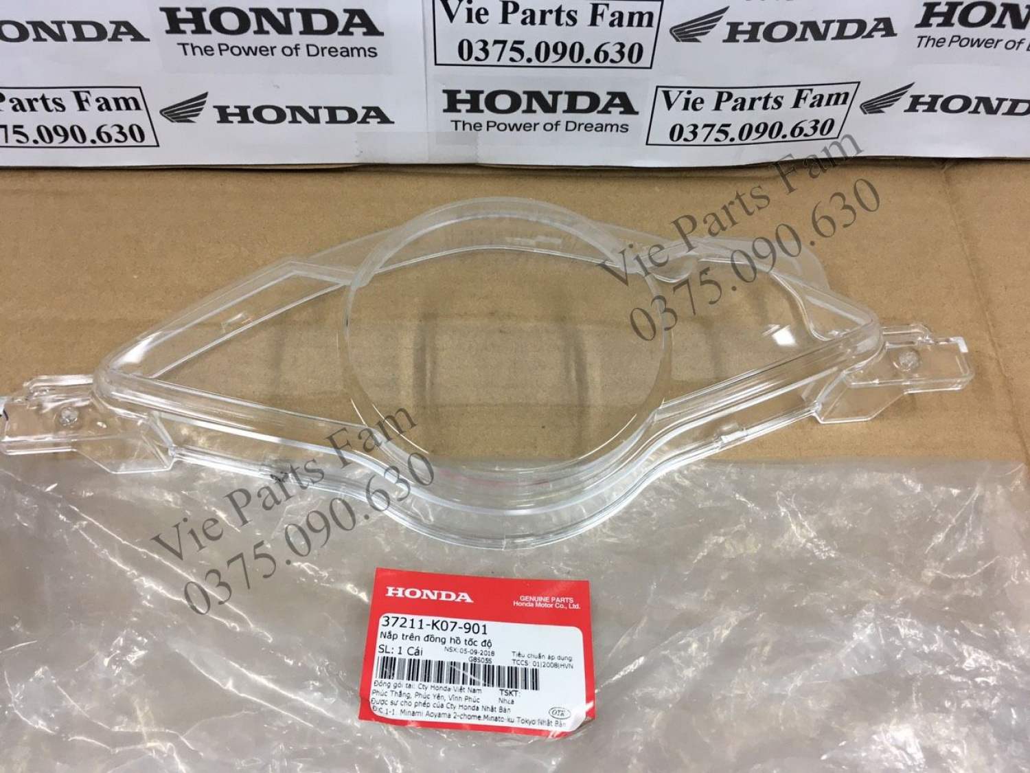 Mặt kính đồng hồ wave rsx 110 2012-2013 / wave siêu nhân, chính hiệu honda motor vn