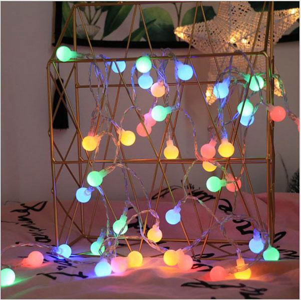 [HCM]Dây Đèn Led Trang Trí 5M - 30 Bóng Chớp Bi Nhiều Màu Trang Trí Noel Lễ Tết. Sản phẩm thiết kế tinh tế đẹp mắt Độ bền cao