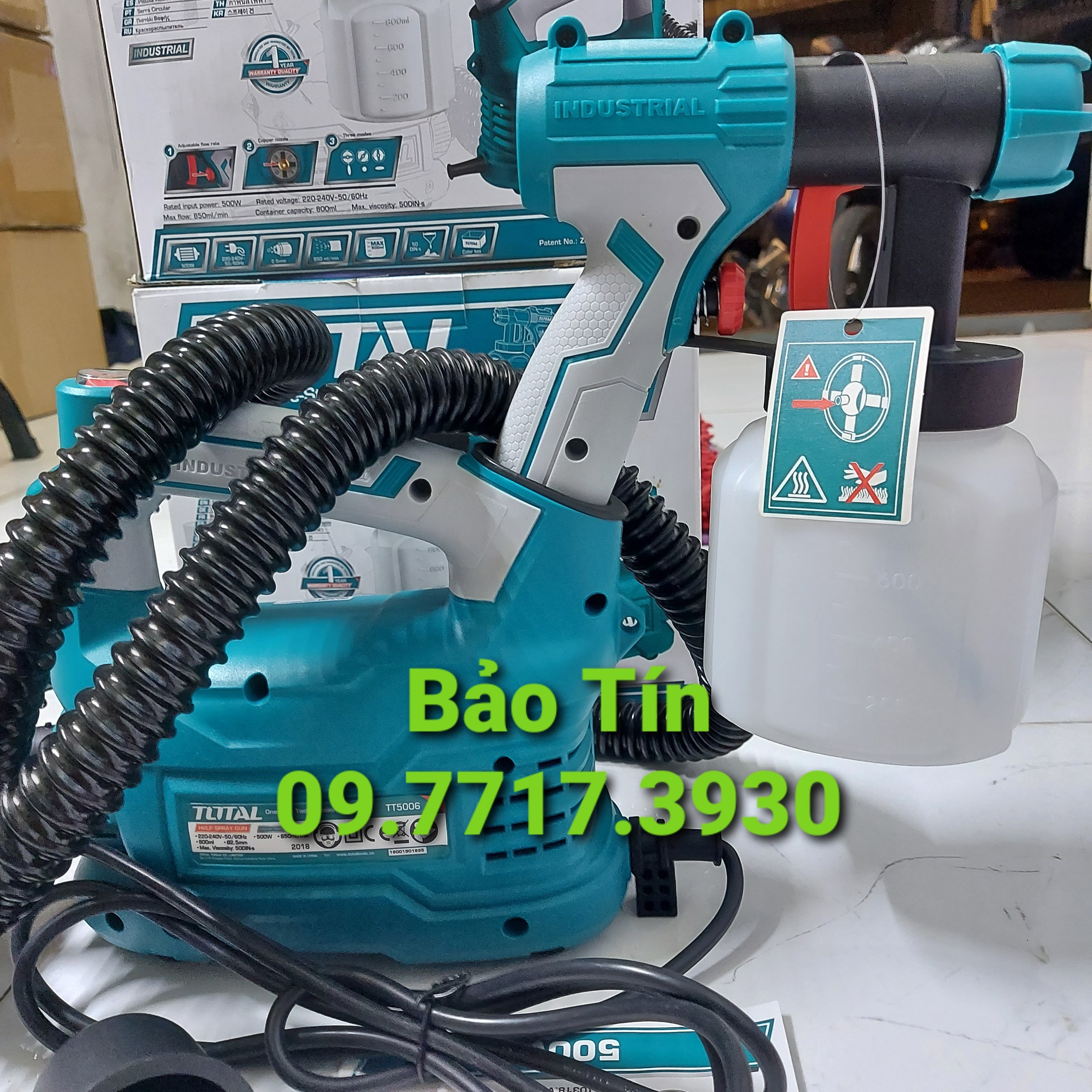 [HCM]MÁY PHUN SƠN 500W TOTAL TT5006 [CHÍNH HÃNG] PHUN SƠN ĐIỆN [RẺ] MÁY PHUN SƠN