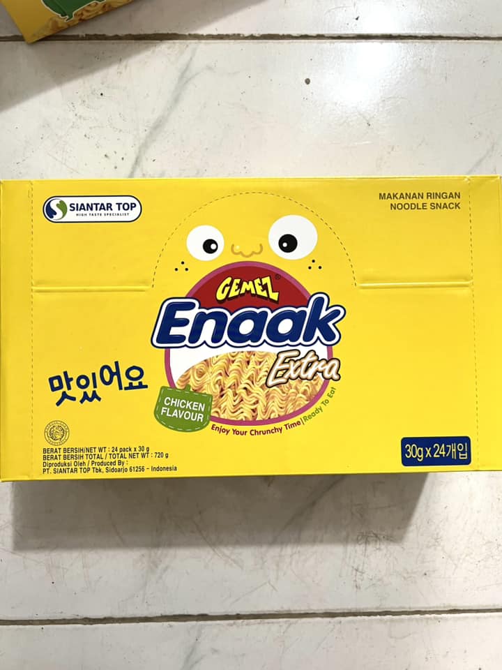 Mì ENAAK 30Gx24 gói - mì ăn sống (date mới nhất)