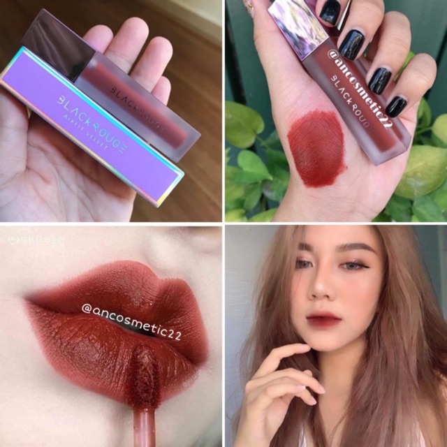 SON BLACK ROUGE A12 - ĐỎ NÂU GẠCH