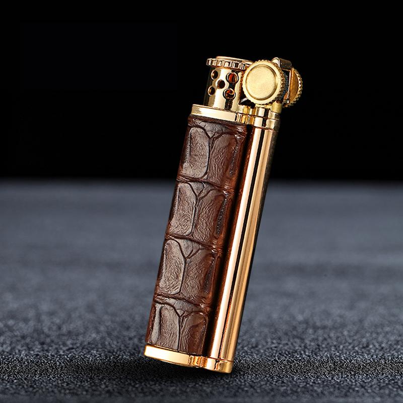 Hộp Quẹt Bật Lửa Xăng Đá Bọc Da Chief CF002-2 - Giữ Lửa Cực Tốt (KHÔNG CHỨA XĂNG GAS)