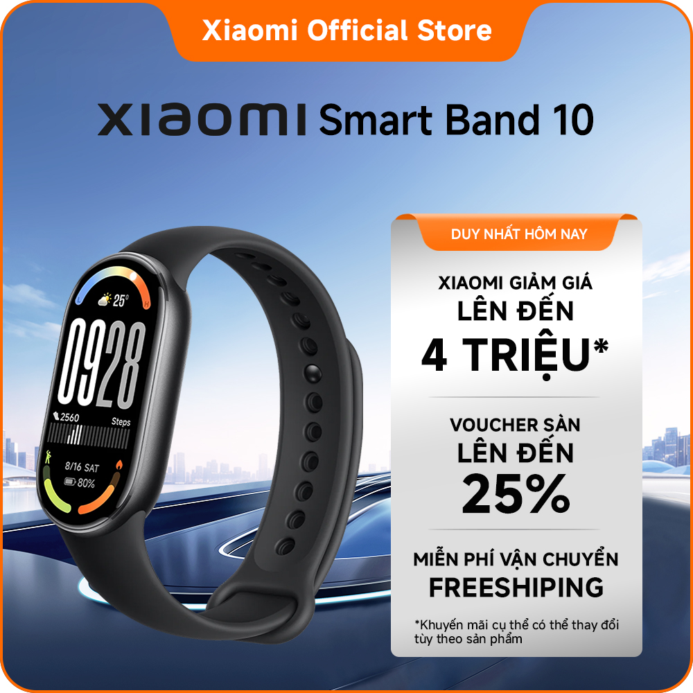 Xiaomi Smart Band 10 Glimmer Edition Glimmer Gold Smart Watch – 1.72″ Amoled Screen – Bluetooth 5.4 – 5Atm Water Resistant – Battery Lasts up to 21 Days Xiaomi Smart Band 10 Ceramic Edition Pearl White