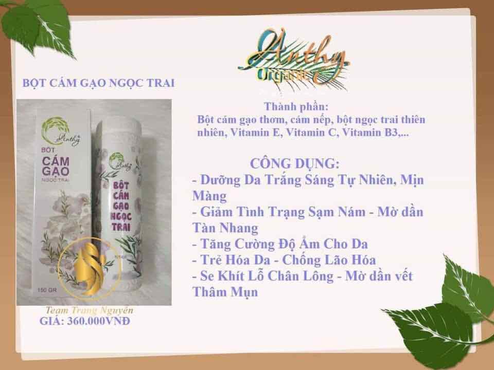 [HCM]CÁM GẠO NGỌC TRAI ANTHY ORGANIC