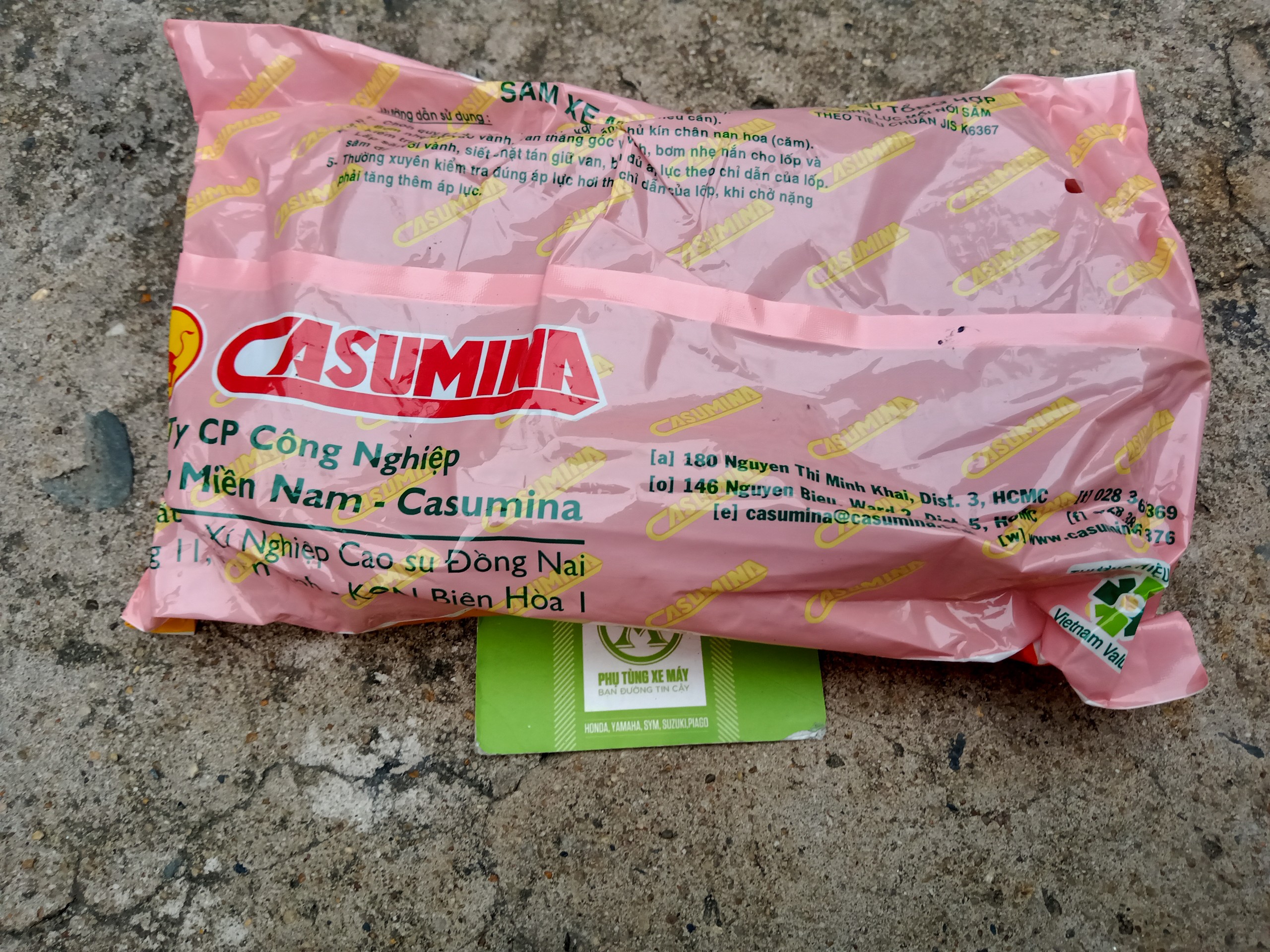 1 RUỘT XE BA GÁC XE LÔI CASUMINA SIZE 300-19