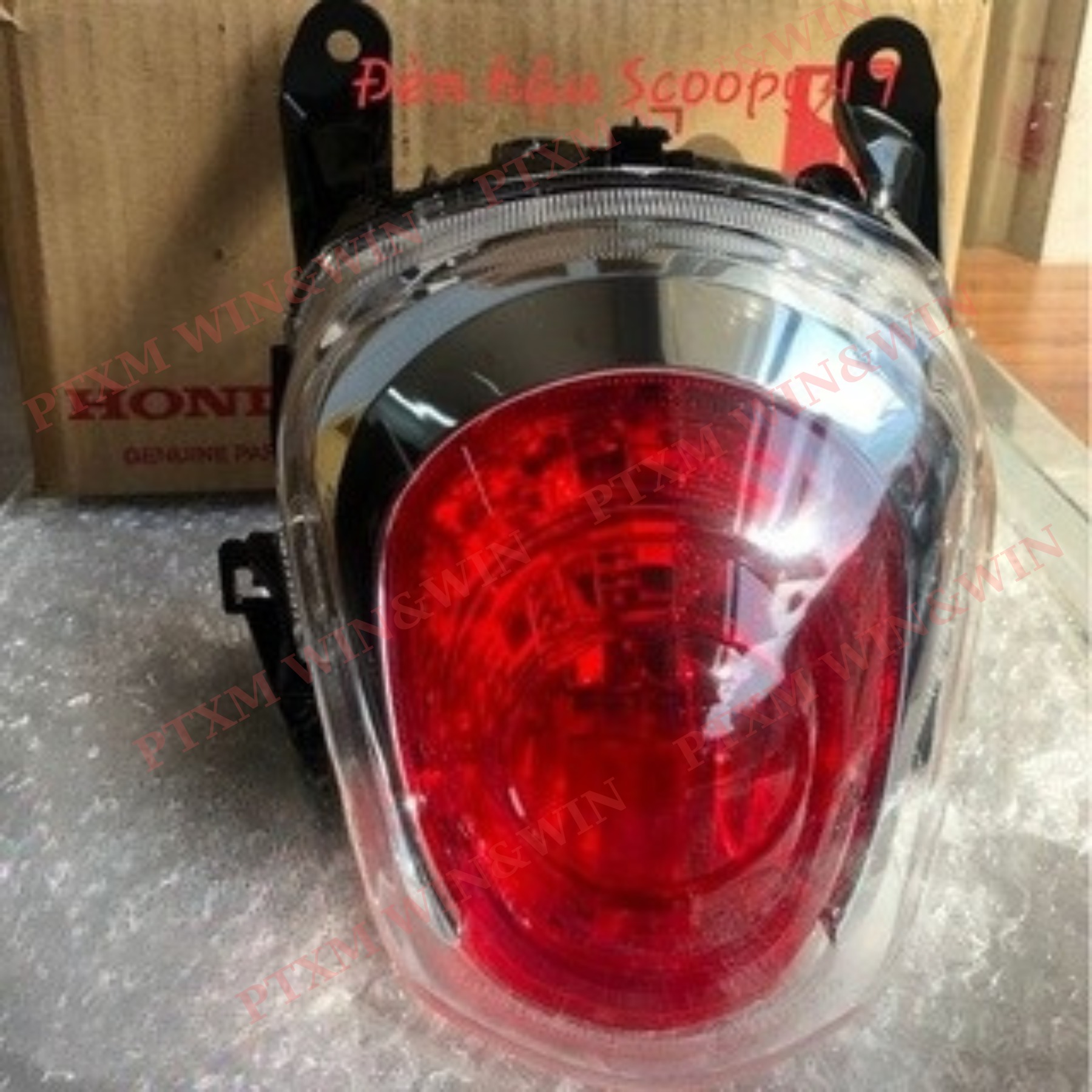 Bộ đèn hậu scoopy 2017-2020 zin honda thái lan - 33710-k93-t01