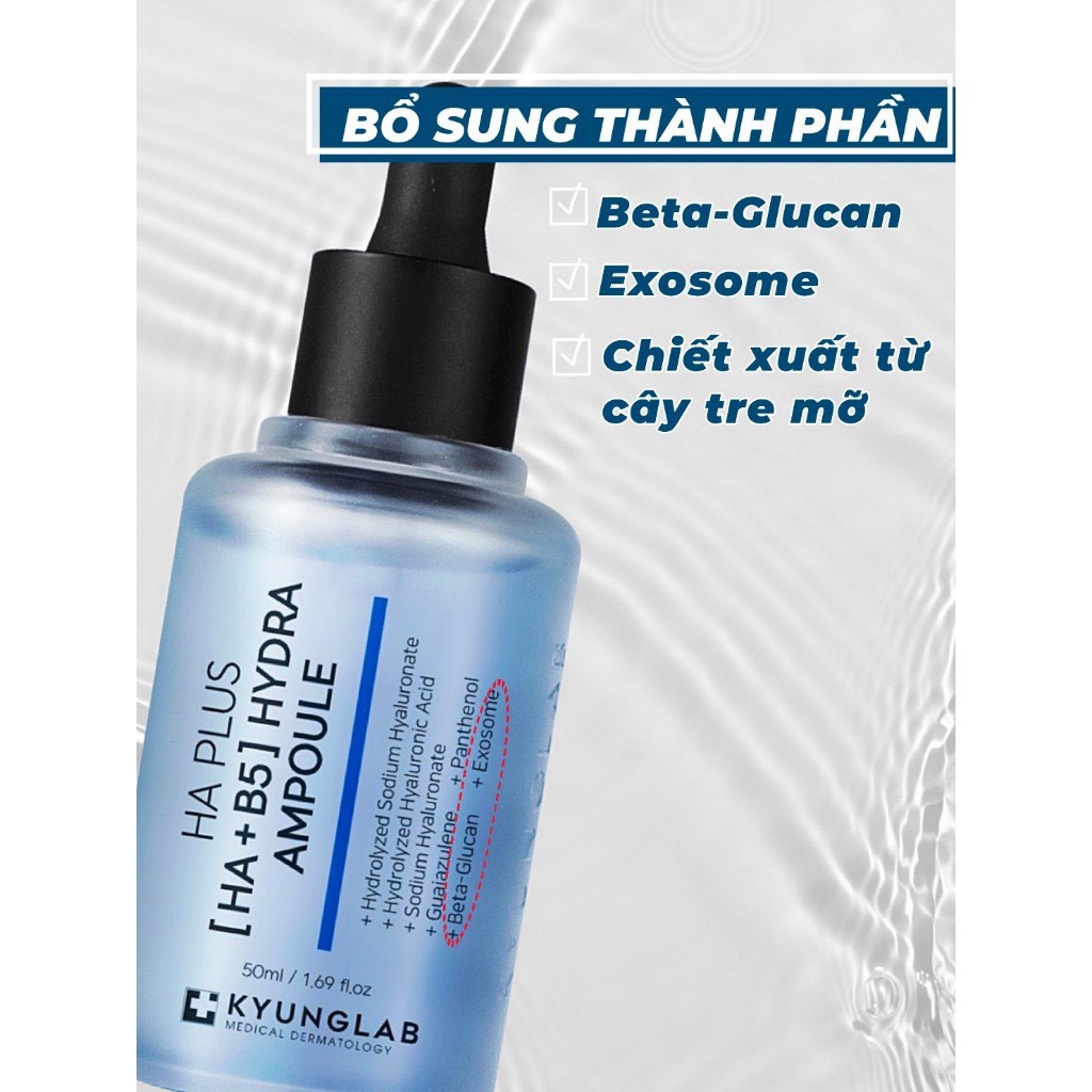 Serum HA + B5 Hydra KYUNGLAB căng bóng da 50ml Hàn Quốc
