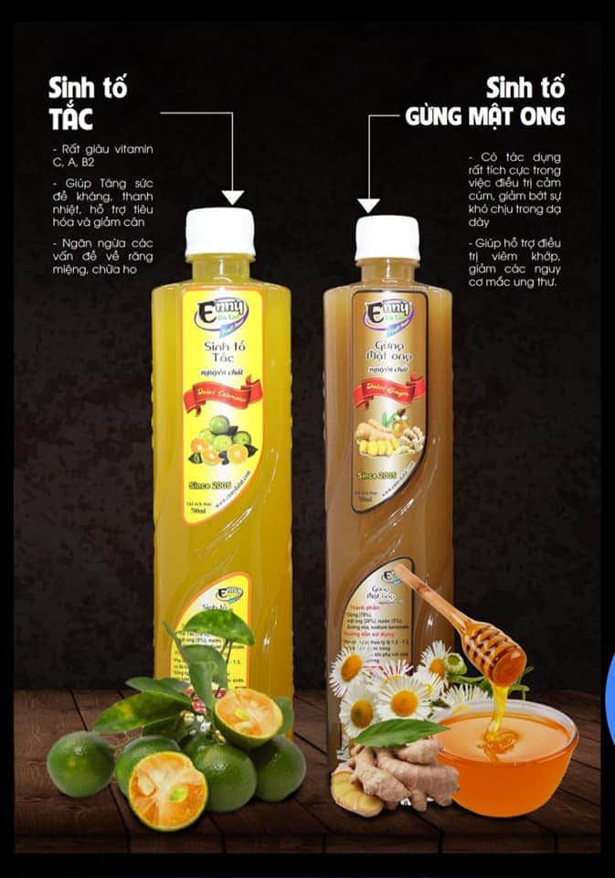 Sinh tố TẮC 700ml ENNY Đà Lạt