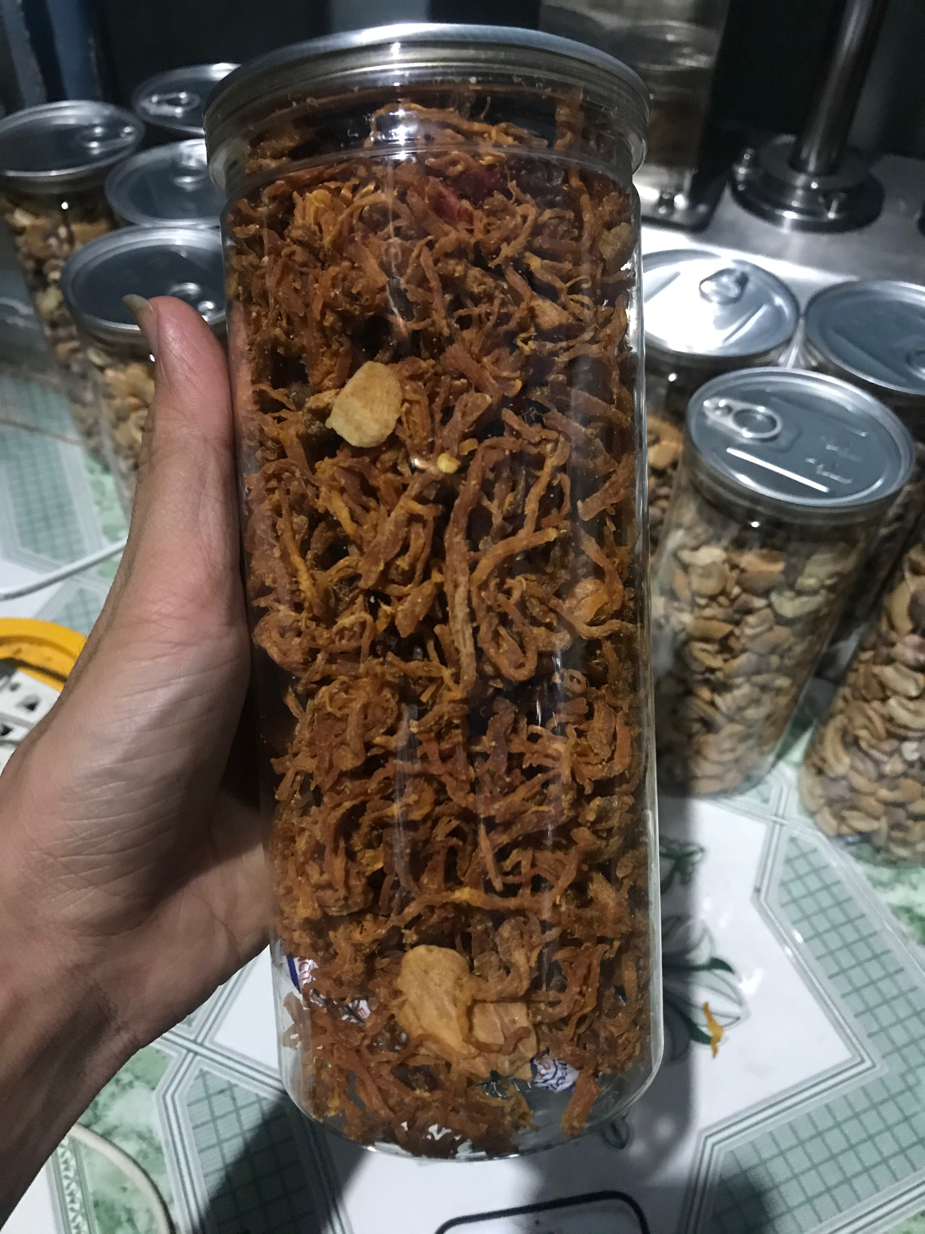 Khô heo cháy tỏi 300g