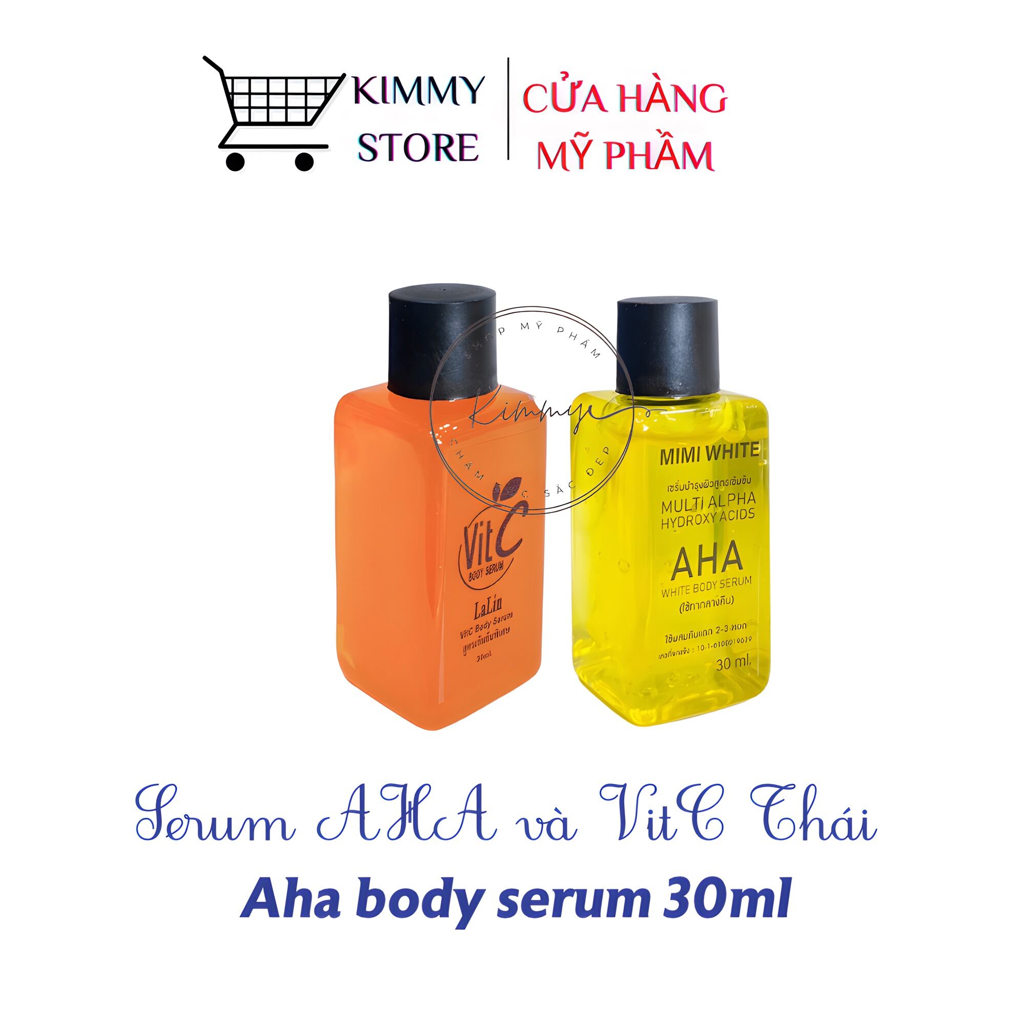 Lẻ chai 30ml serum aha mimi white