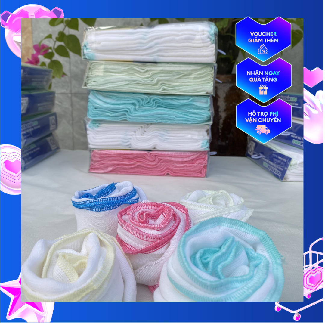 Set 2 khăn sữa tắm trẻ em, trẻ sơ sinh 4 lớp