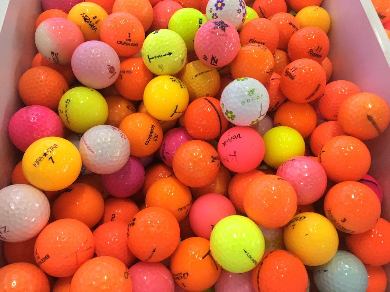 bóng golf màu -shop golf hồng nhung