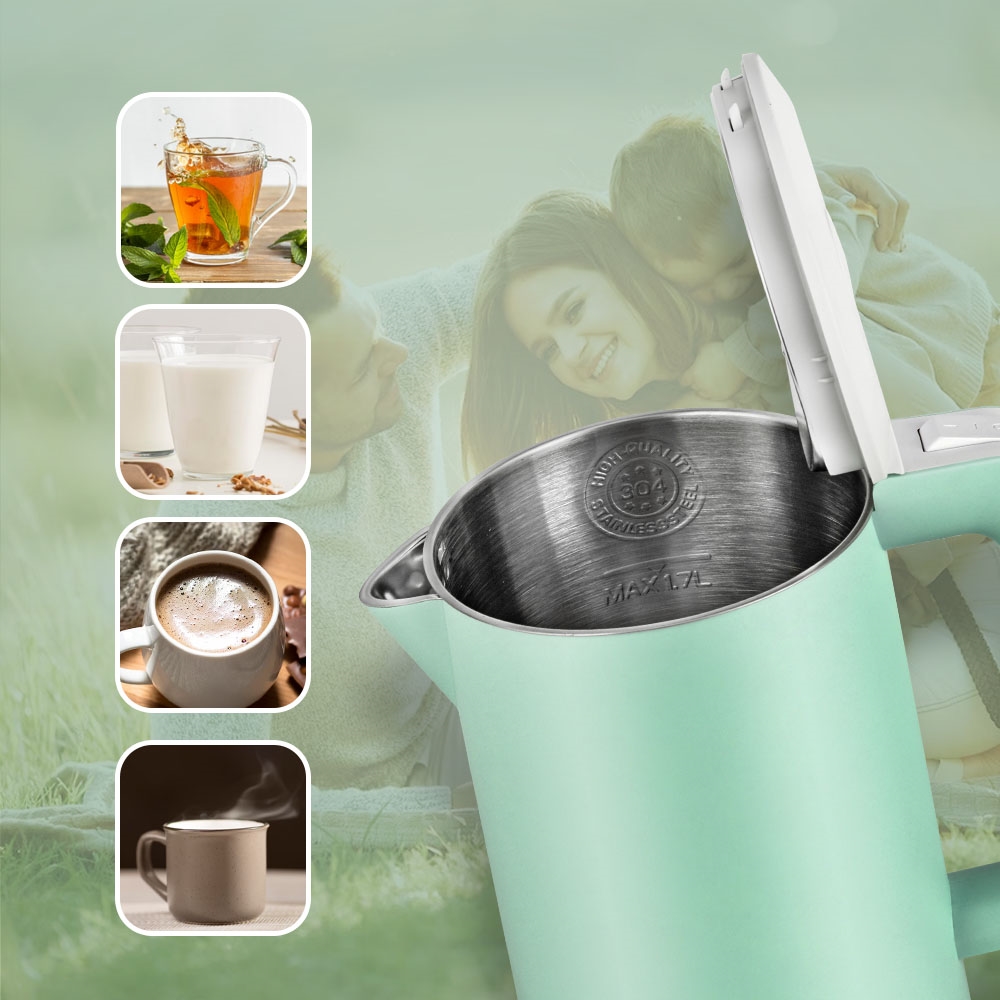 Ấm đun nước siêu tốc Elmich 1,7L KEE 1774 (Mầu Xanh Nhạt, Xanh Đậm, Hồng, Công suất 2.200W, Bảo hành 24 tháng)