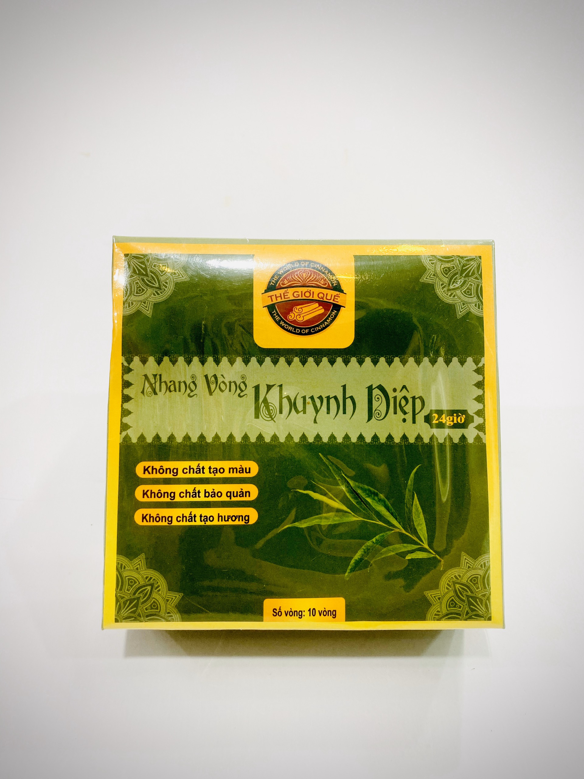 Nhang Vòng Khuynh Diệp 24 Giờ (1 Hộp 10 Vòng, 1 Vòng Cháy 24 Giờ)
