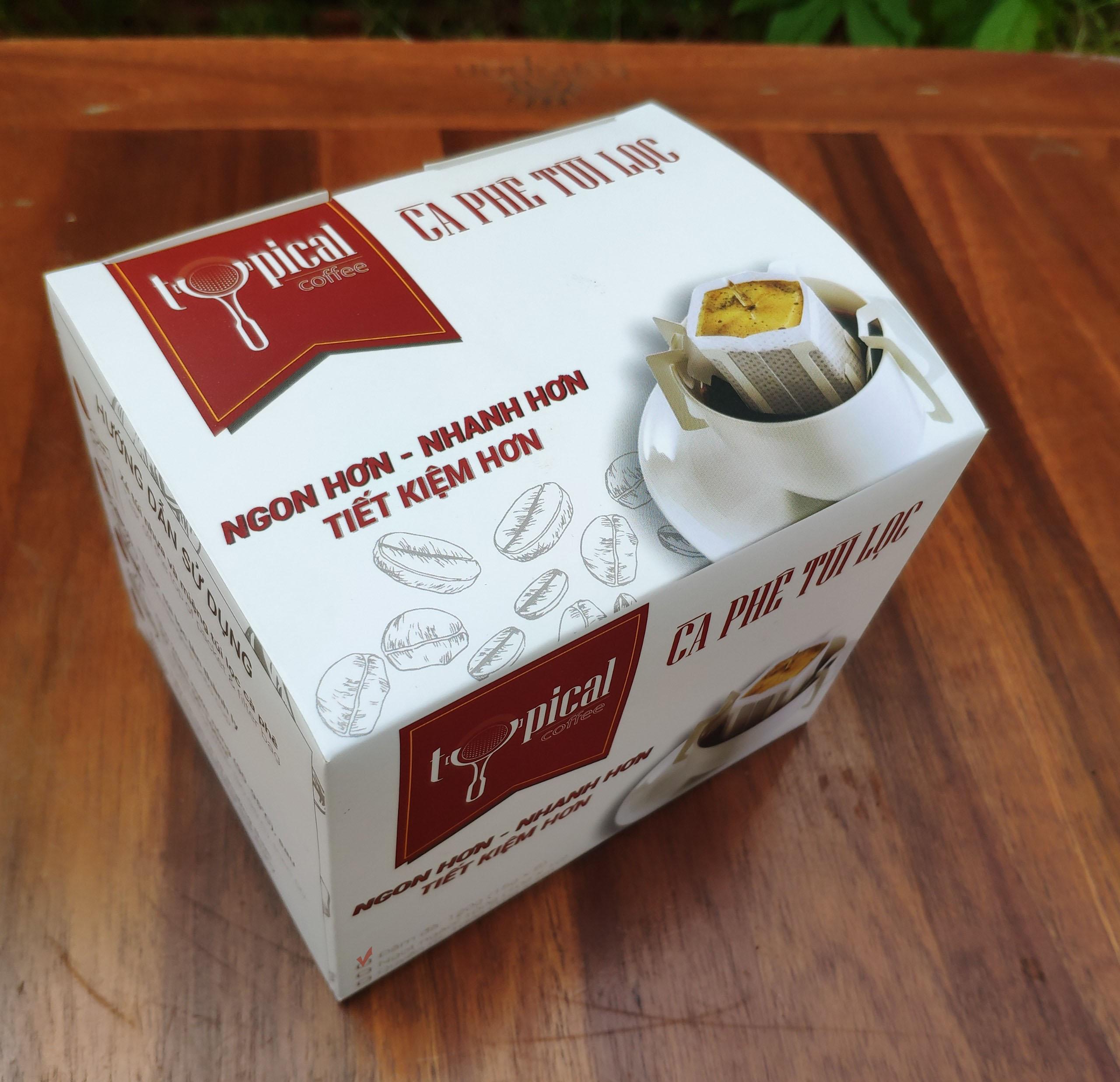 Cà phê phin giấy - Cafe túi lọc giấy cao cấp Typical Coffee vị Đậm Đà 120g