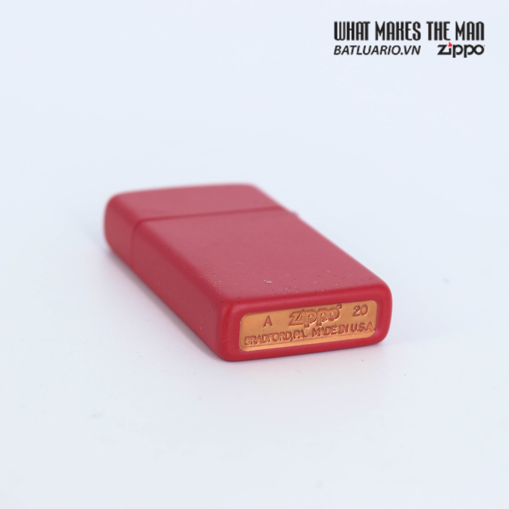Bật lửa Zippo 1633 - Zippo Slim Red Matte