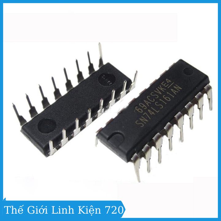 IC 74LS161 Synch 4-bit Counter DIP16