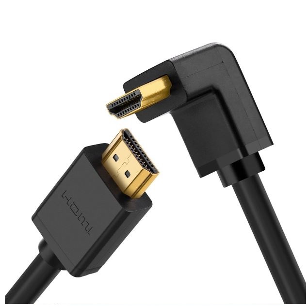 1m hdmi cable bent below 90 degrees ugreen 10172, genuine - zamaco audio