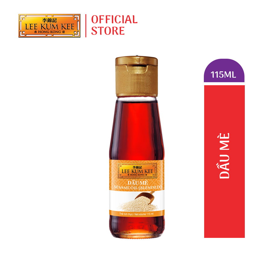 [Đơn 150K Tặng Gói Sốt] Dầu mè LEE KUM KEE SESAME OIL chai thủy tinh 207 ml