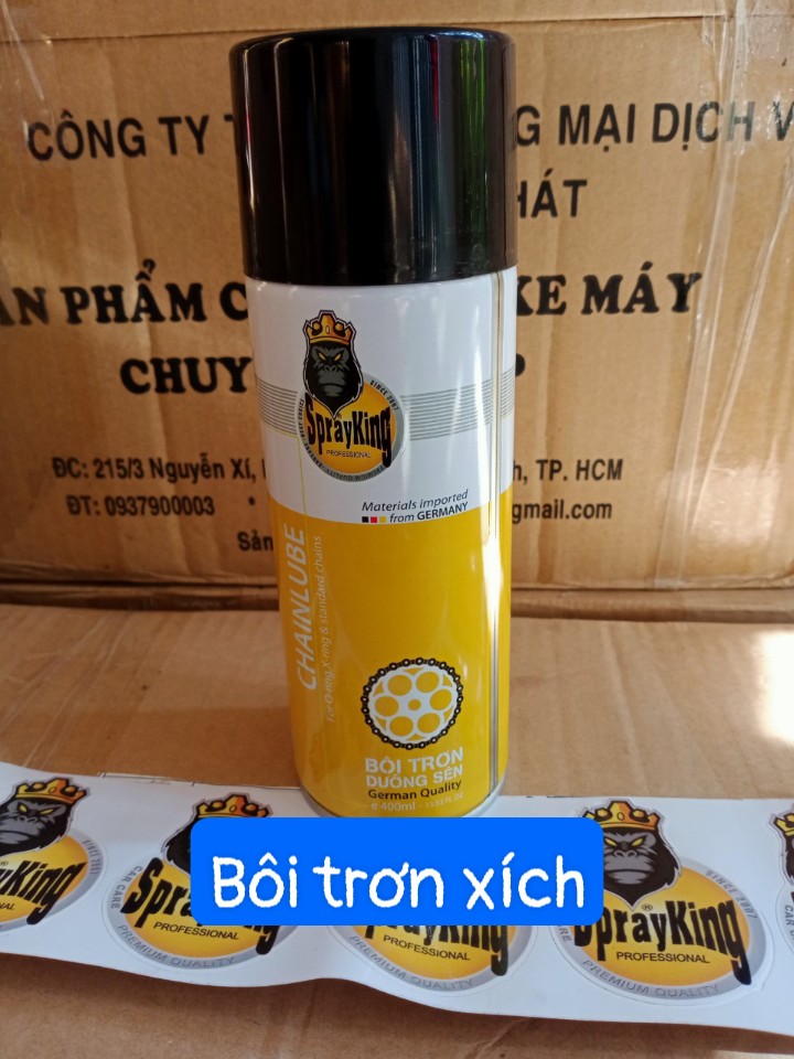Combo dưỡng sên+rủa sên Sprayking.