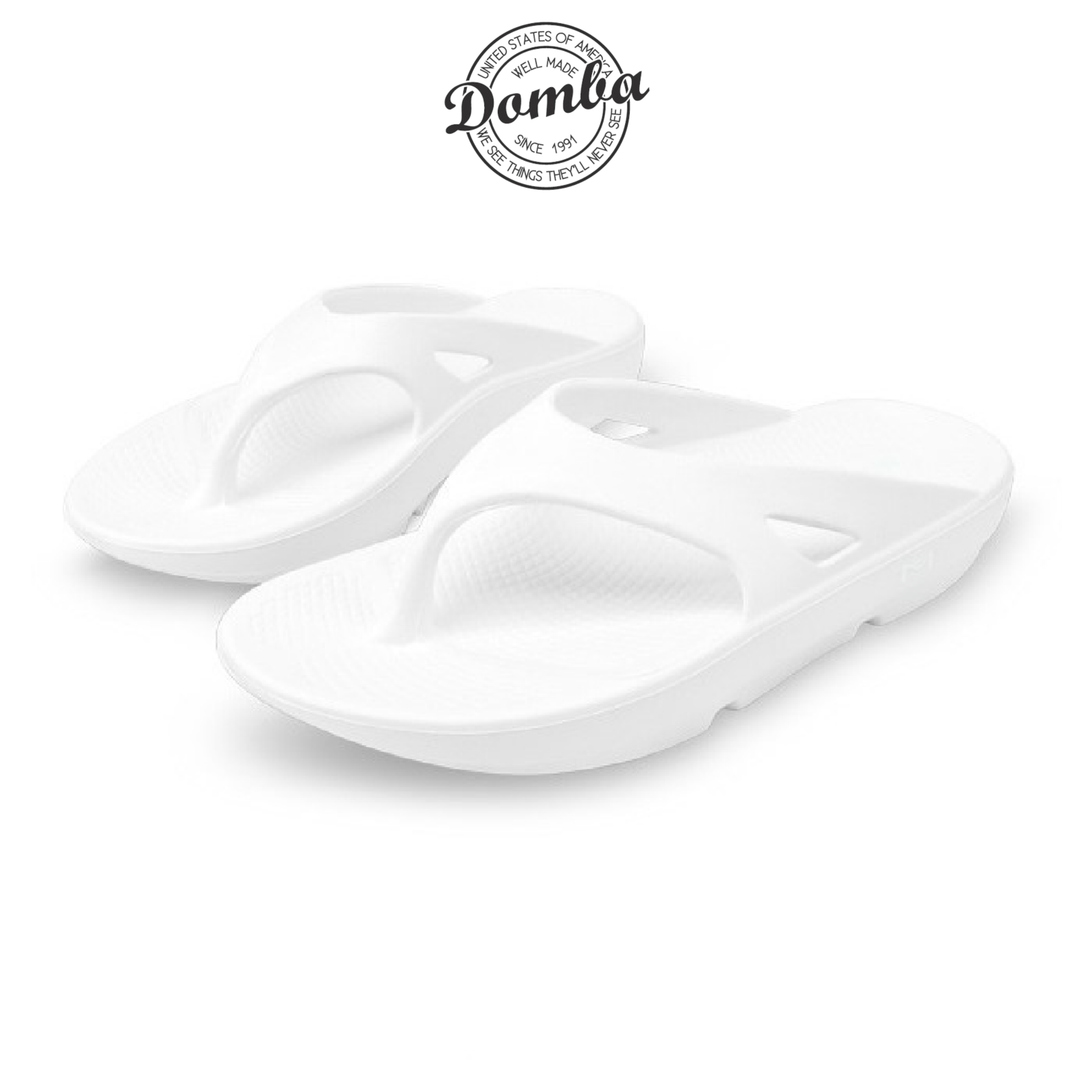 Dép xỏ ngón Domba Moss+ Trắng (White) MO-3207