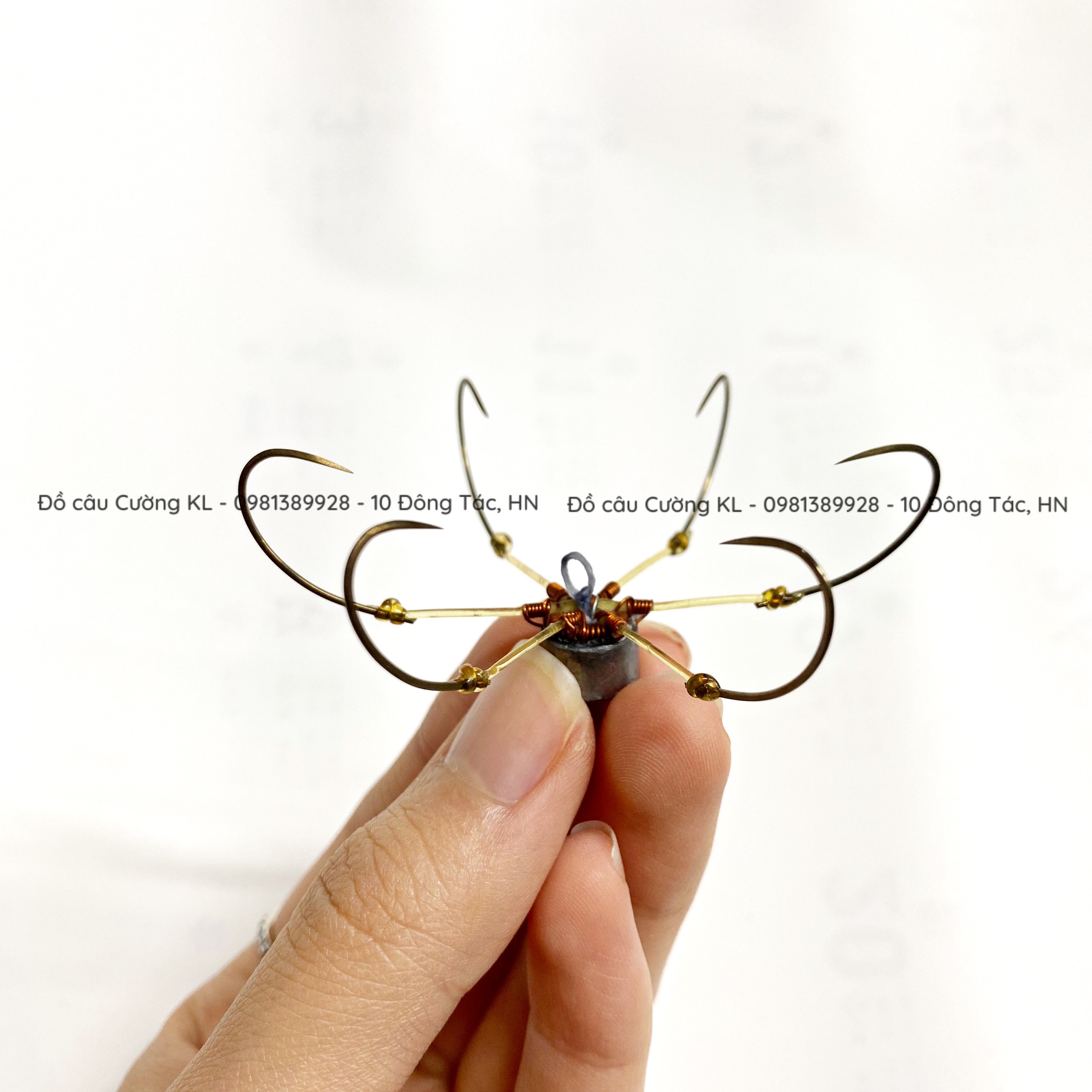 Lưỡi câu cá dáng xoài - thúng thửa đẹp