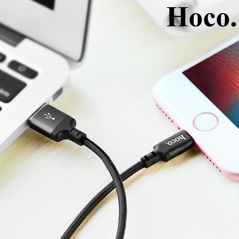 Cáp sạc iphone dài 1m/2m Hoco X14 siêu bền hàng chính hãng