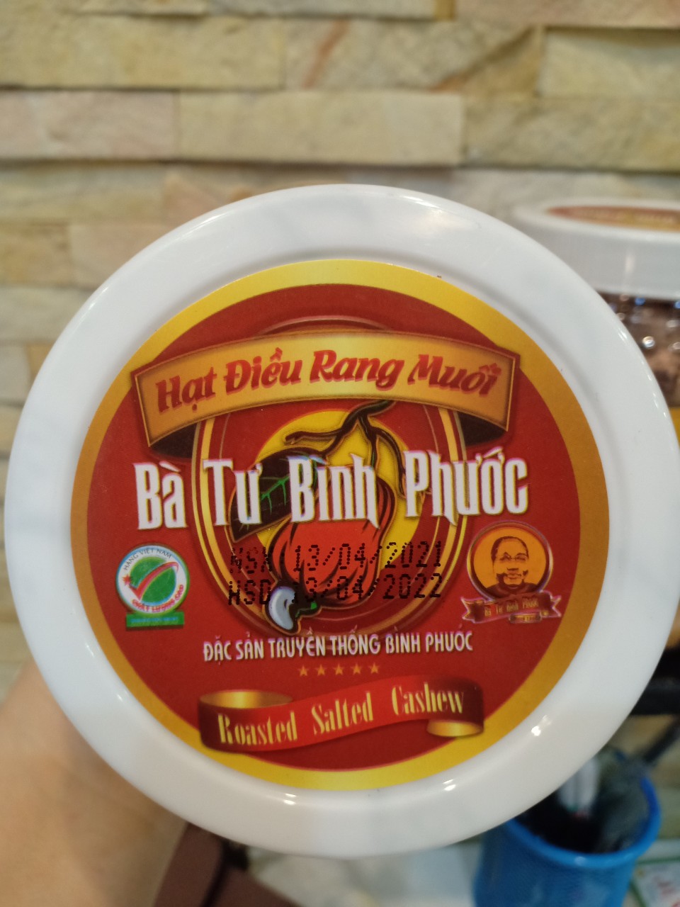 Hạt điều rang muối Bà Tư Bình Phước 500Gr