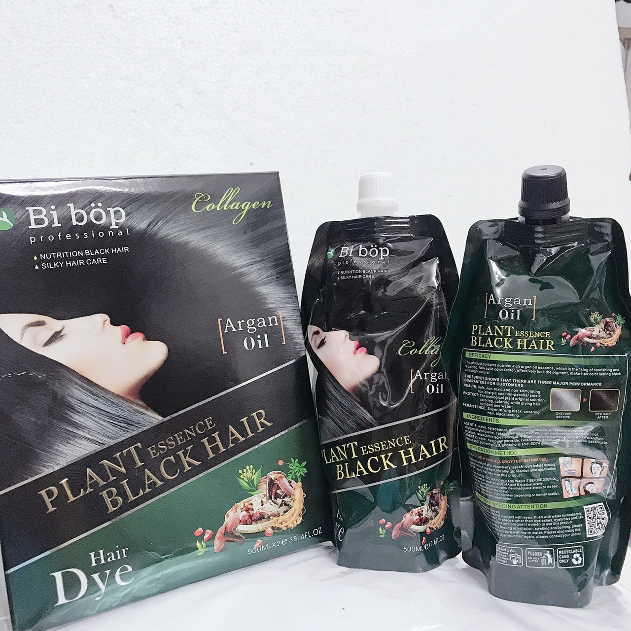 Nhuộm đen Bibop Phủ Bạc 500mlx2