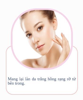 VIÊN UỐNG GLUTA TONE WHITE ROSE