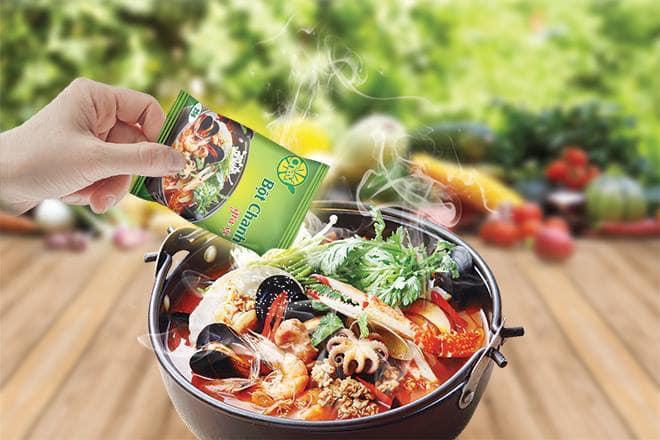 Bột chanh gia vị Chavi túi 400gr (Chavi lime powder) (lemon powder/lime powder)