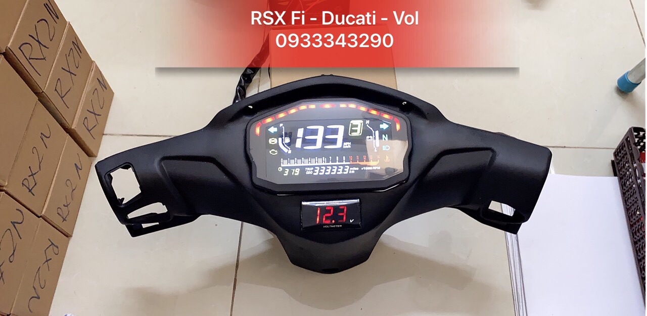 Trọn Bộ Bợ Cổ RSX Fi ( Xăng Cơ ) - Chế Đồng Hồ Ducati