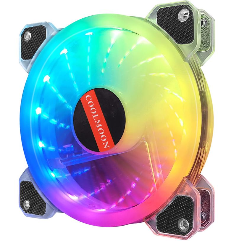 Quạt Tản Nhiệt, Fan Case Led RGB Coolmoon X2 - Bán Lẻ