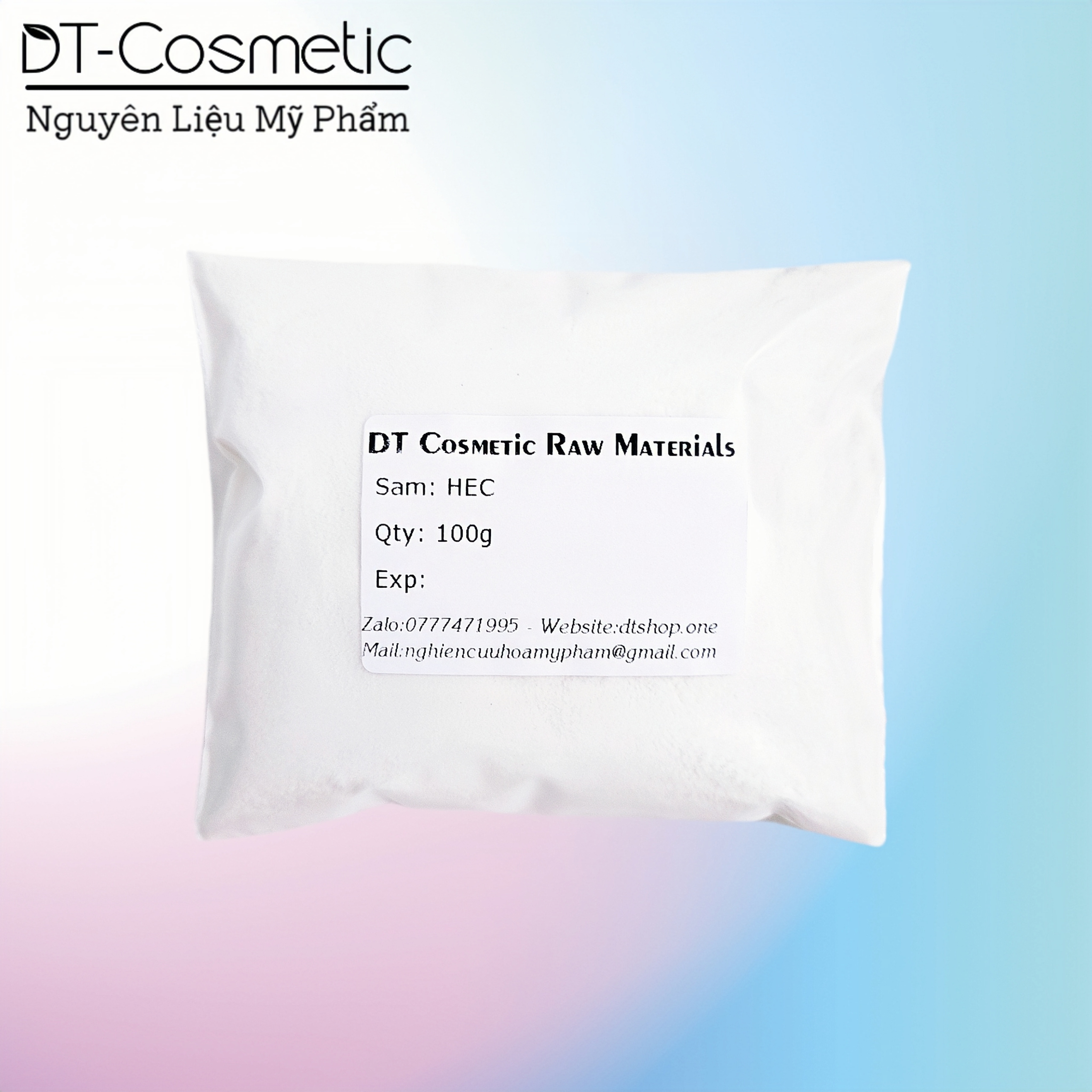 100g/1kg hec - chất tạo đặc, tạo gel - nguyên liệu mỹ phẩm