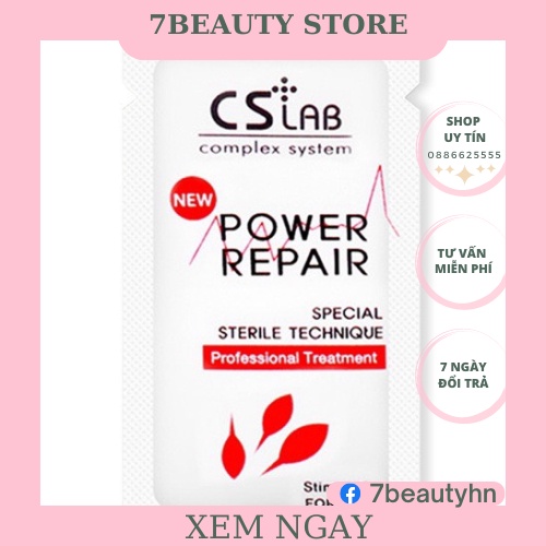 [1 Hộp] Dưỡng gói Cs Lab - Dưỡng Môi Sau Xăm