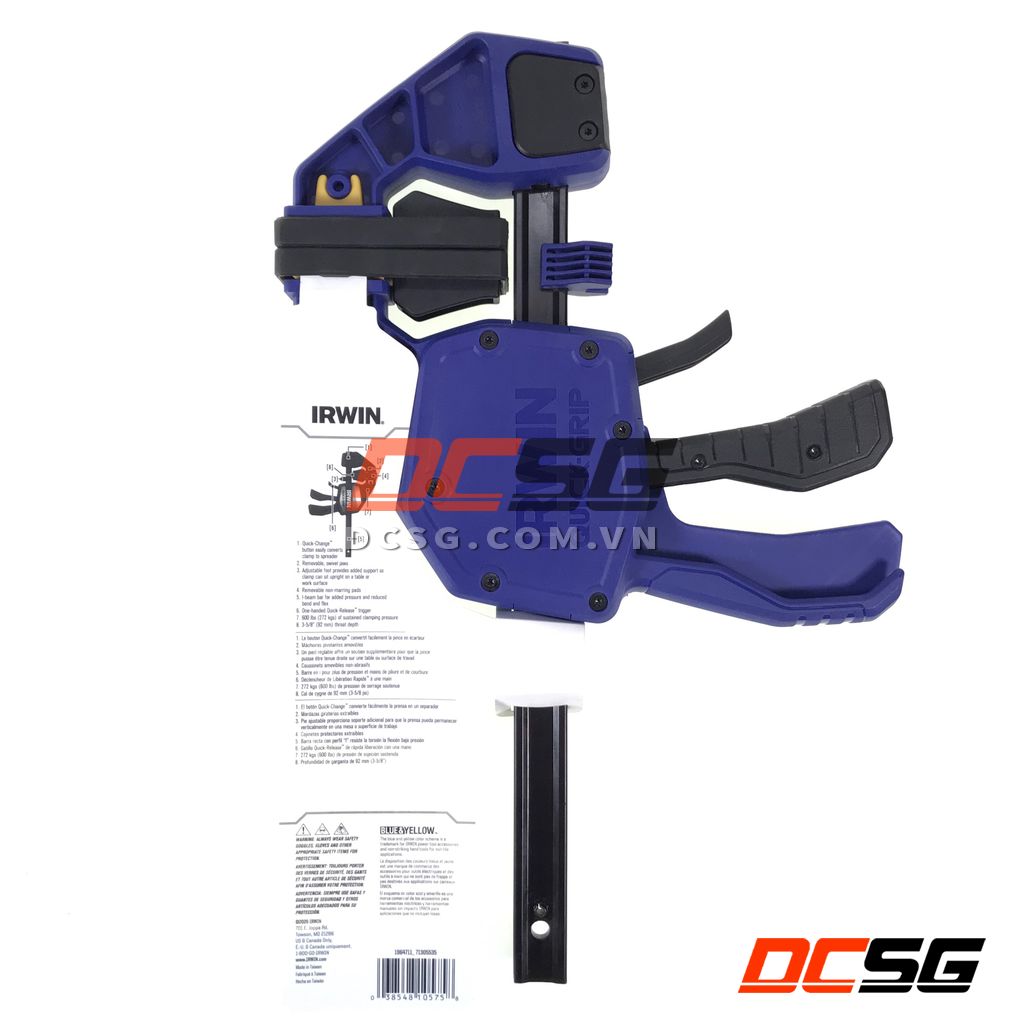 Kẹp nhanh 150mm IRWIN Nắp Trắng 10505942 | DCSG